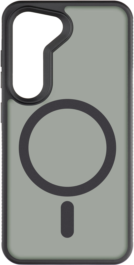 Θήκη MagSafe για Samsung Galaxy S24 S921, 3MK, Smoke MagCase, Μαύρο