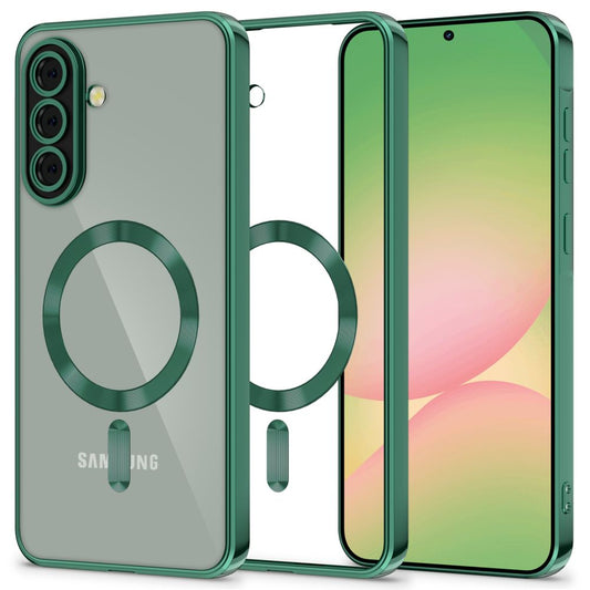 Θήκη MagSafe για Samsung Galaxy A56 A566, Tech-Protect, Magflex, Πράσινη