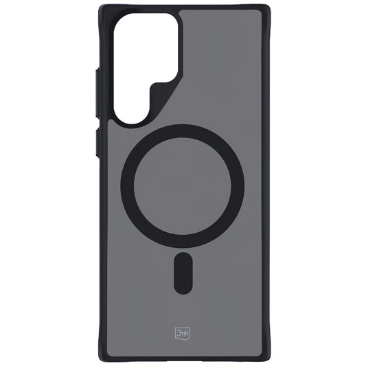 Θήκη MagSafe για Samsung Galaxy S22 Ultra 5G S908, 3MK, Smoke MagCase, Μαύρο