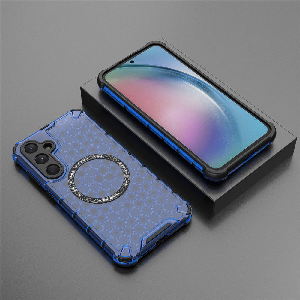 Θήκη MagSafe για Samsung Galaxy A26 A266, Techsuit, HoneyComb Shield, Μπλε