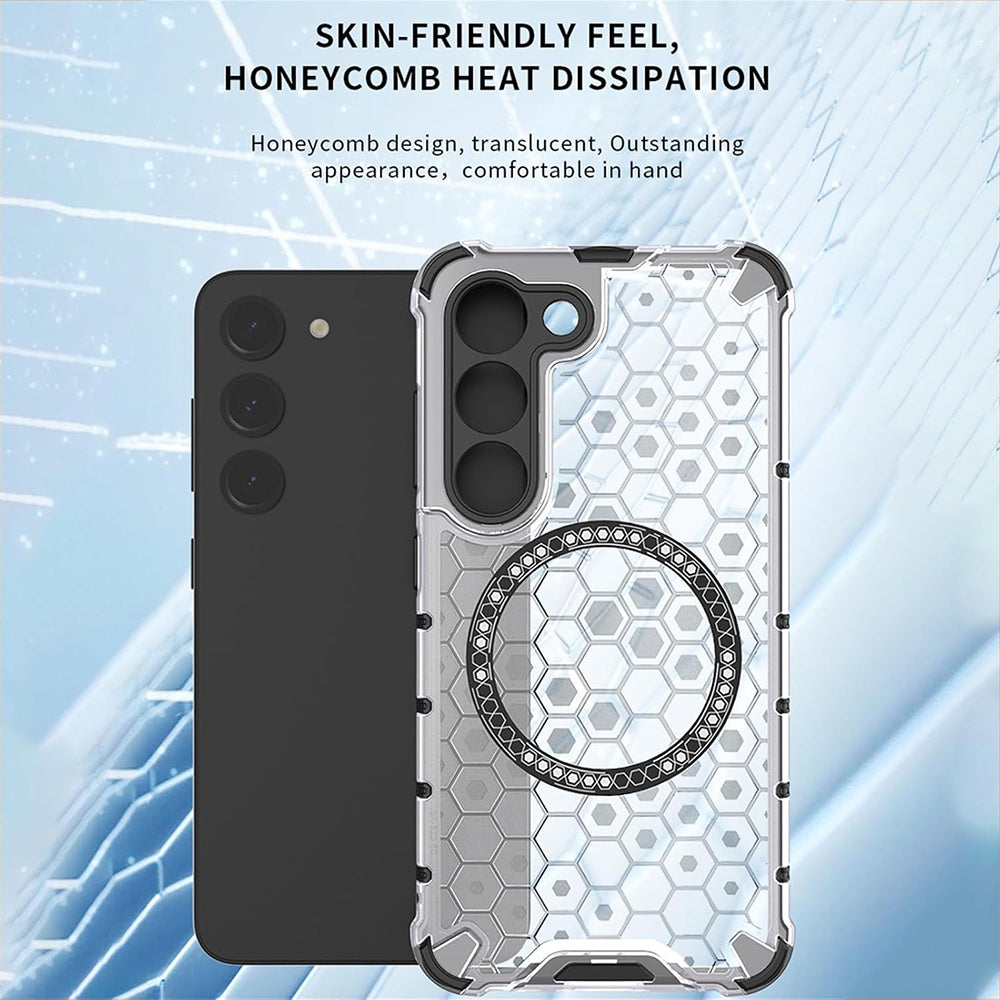 Θήκη MagSafe για Samsung Galaxy A05s A057, Techsuit, HoneyComb Shield, Μαύρη