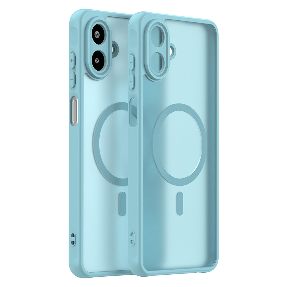 MagSafe Case for Samsung Galaxy A07 4G A075, Techsuit, HaloFrost II, Light Green