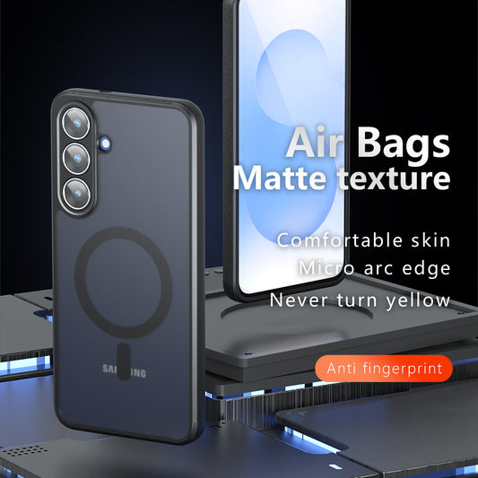 Θήκη MagSafe για Samsung Galaxy A07 4G A075, Techsuit, PureFrost, Ματ Μαύρη