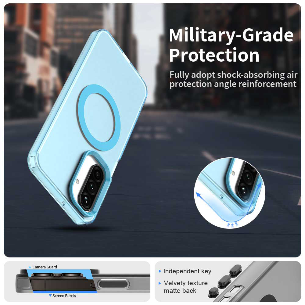 Θήκη MagSafe για Samsung Galaxy A27 5G, Techsuit, CandyCase, Μπλε