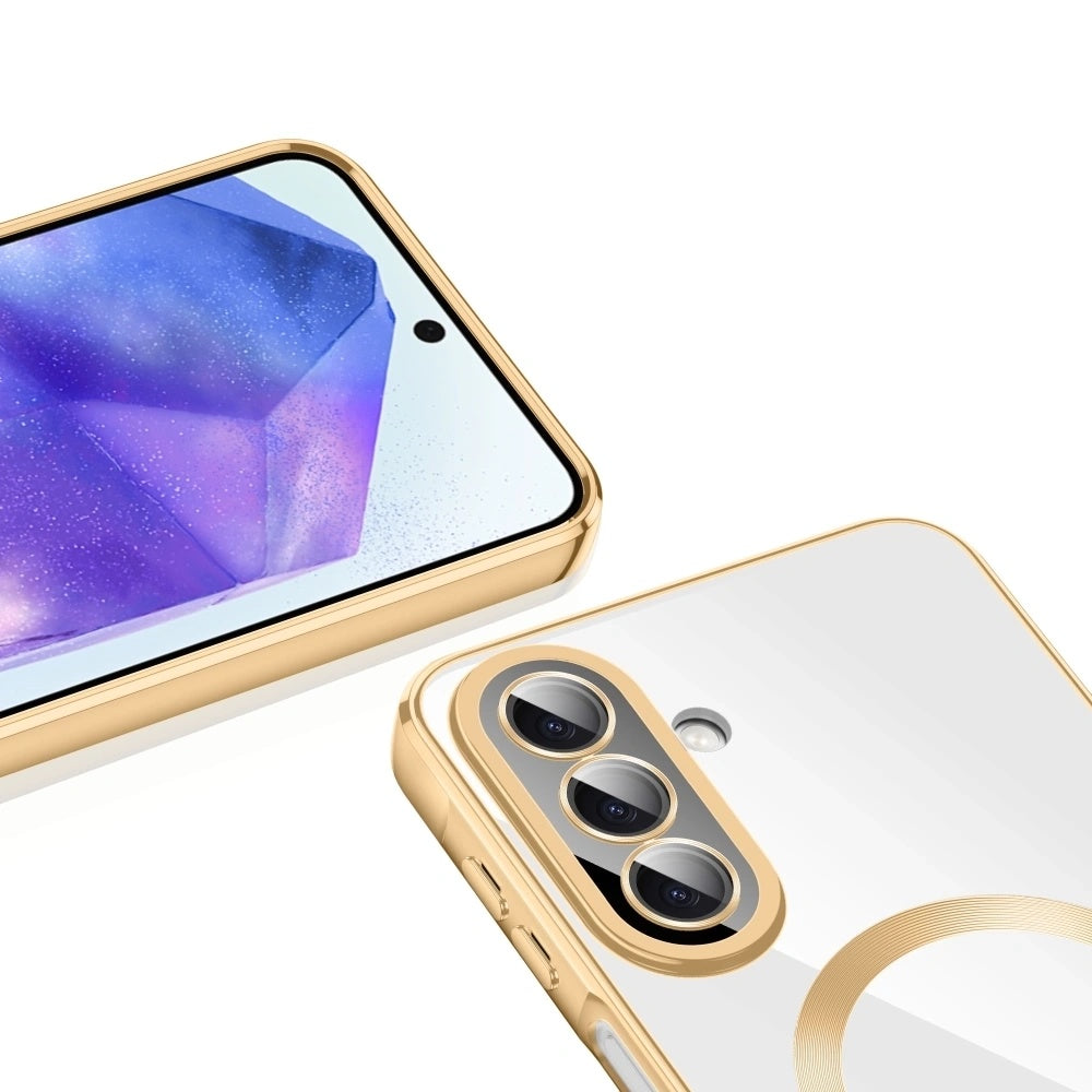 Θήκη MagSafe για Samsung Galaxy A27 5G, Techsuit, Luxury Crystal, Κόκκινο