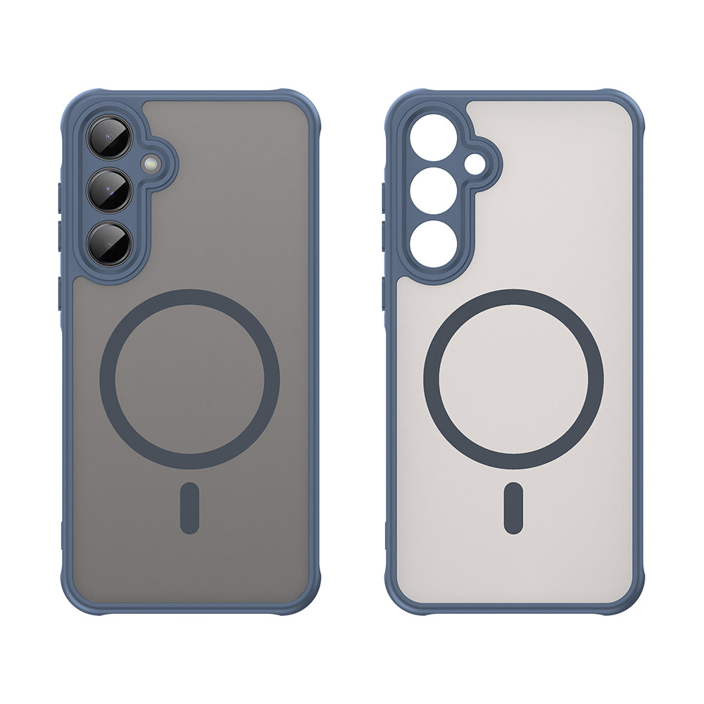 Θήκη MagSafe για Samsung Galaxy A35 5G A356, Techsuit, HaloFrost II, Μπλε Σκούρο