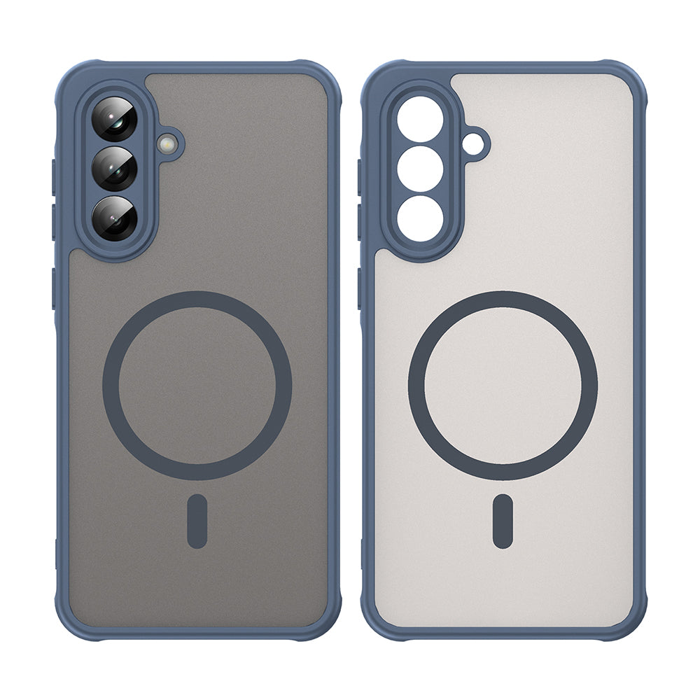 Θήκη MagSafe για Samsung Galaxy A36 A366, Techsuit, HaloFrost II, Μπλε Σκούρο