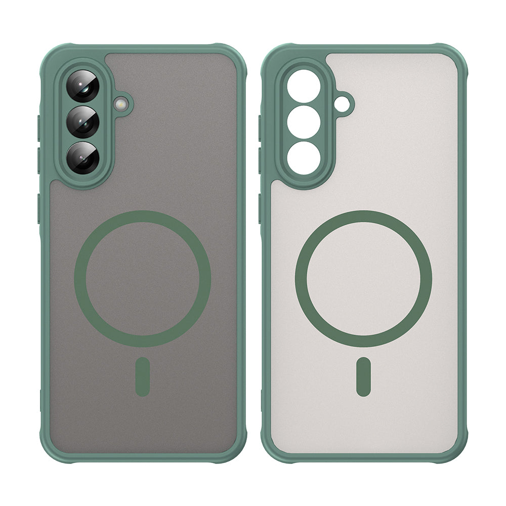 Θήκη MagSafe για Samsung Galaxy A36 A366, Techsuit, HaloFrost II, Πράσινο