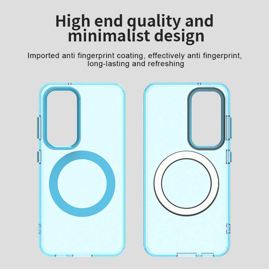 Θήκη MagSafe για Samsung Galaxy S23+ S916, Techsuit, CandyCase, Μπλε