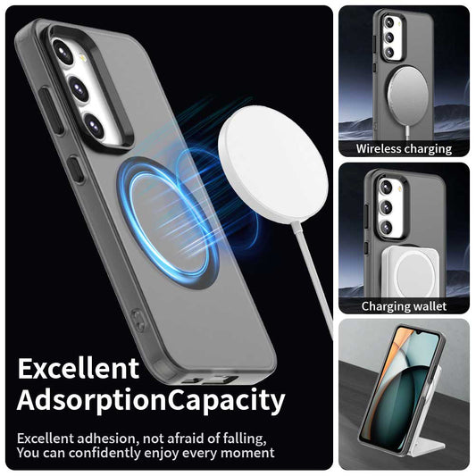 Θήκη MagSafe για Samsung Galaxy S23+ S916, Techsuit, CandyCase, Μαύρο