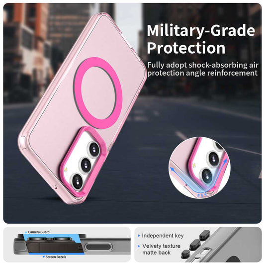 Θήκη MagSafe για Samsung Galaxy S23+ S916, Techsuit, CandyCase, Ροζ