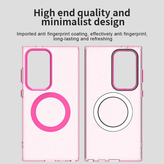Θήκη MagSafe για Samsung Galaxy S23 Ultra S918, Techsuit, CandyCase, Ροζ