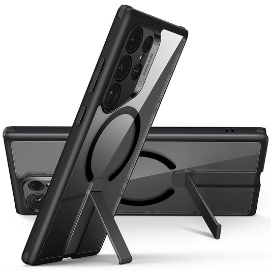 Θήκη MagSafe για Samsung Galaxy S24 Ultra S928, ESR, Boost Flickstand, Διάφανη Μαύρη