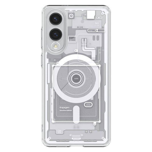 Θήκη MagSafe για Samsung Galaxy S25 Edge S937, Spigen, Ultra Hybrid Zero One, Λευκή ACS09417
