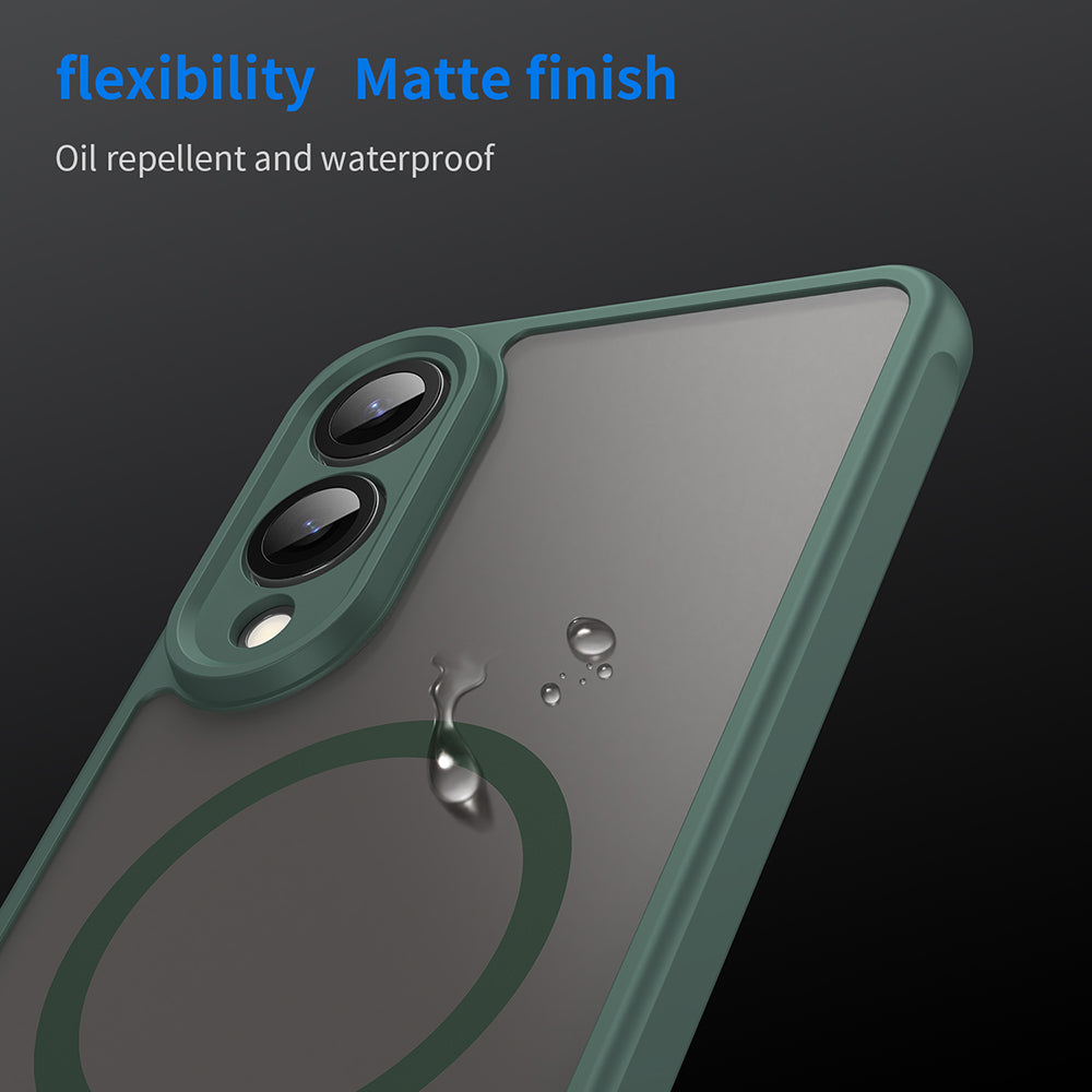 Θήκη MagSafe για Samsung Galaxy S25 Edge S937, Techsuit, HaloFrost II, Πράσινο