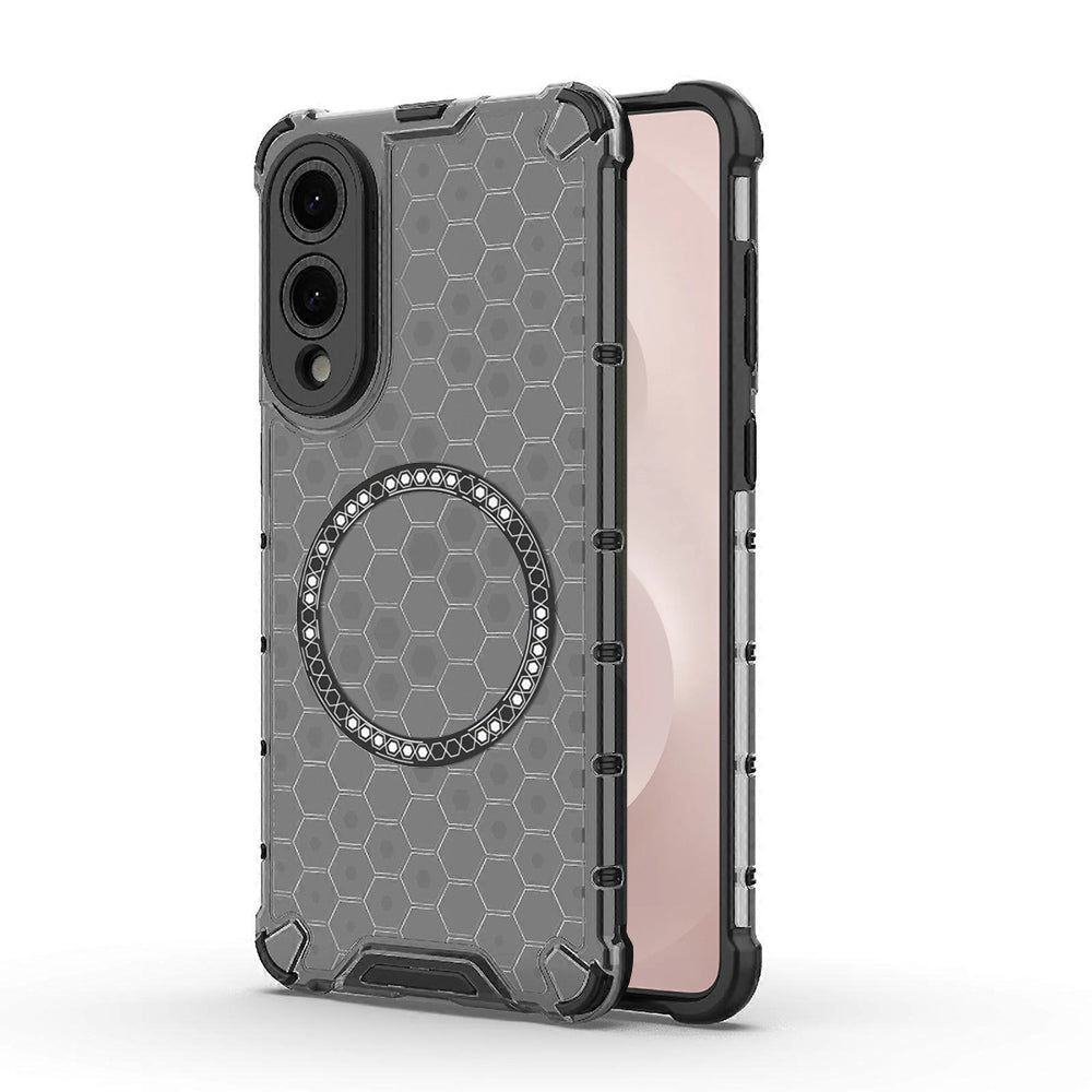 Θήκη MagSafe για Samsung Galaxy S25 Edge S937, Techsuit, HoneyComb Shield, Μαύρο