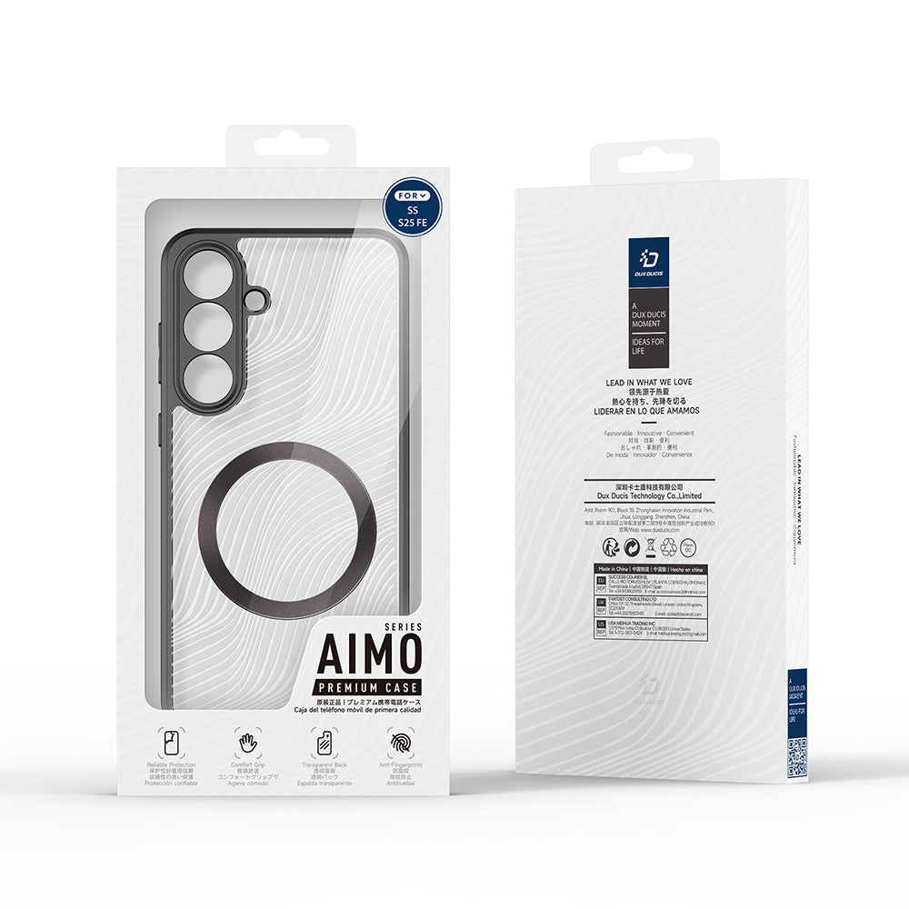 Θήκη MagSafe για Samsung Galaxy S25 FE, DUX DUCIS, Aimo, Μαύρο