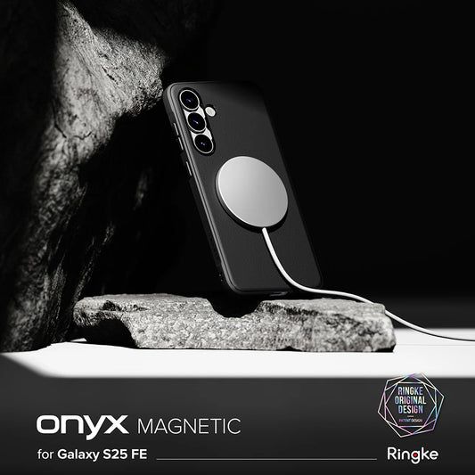 Θήκη MagSafe για Samsung Galaxy S25 FE, Ringke, Onyx, Μαύρο