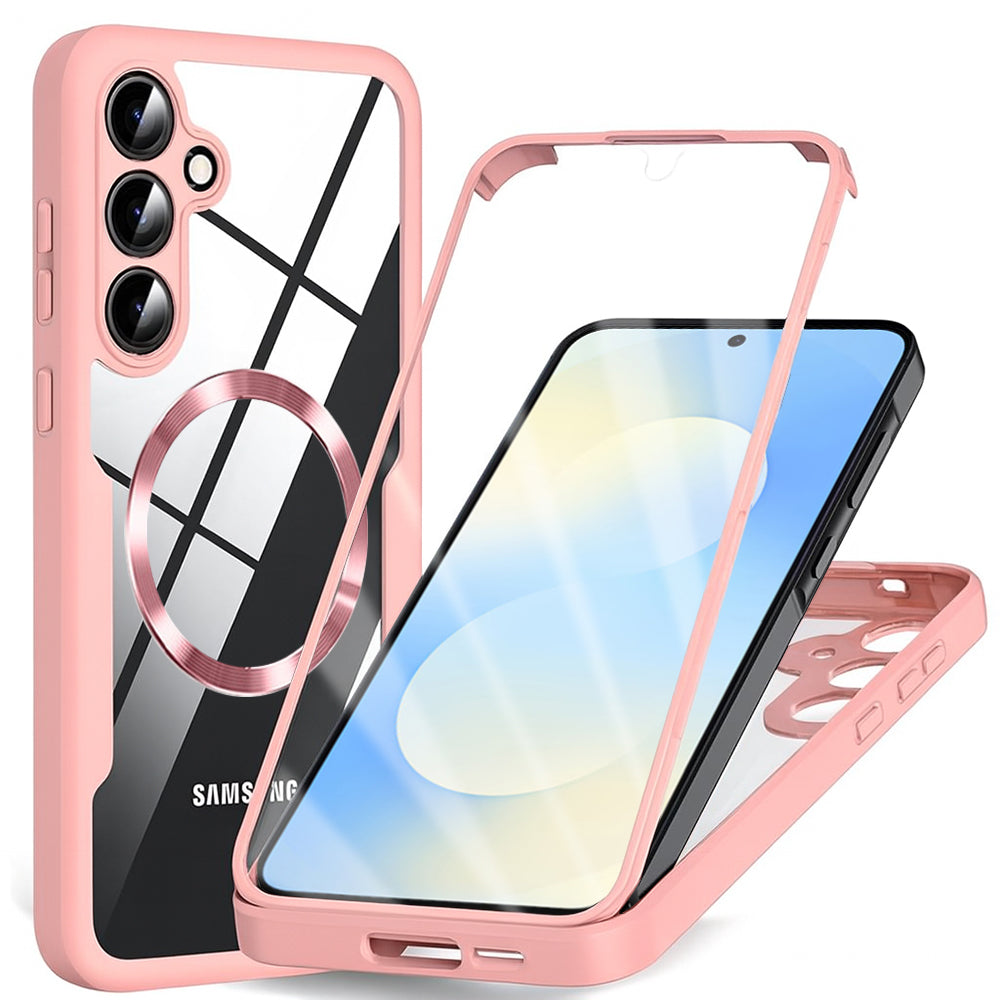 Θήκη MagSafe για Samsung Galaxy S25 FE, Techsuit, ColorVerse 360, Ροζ