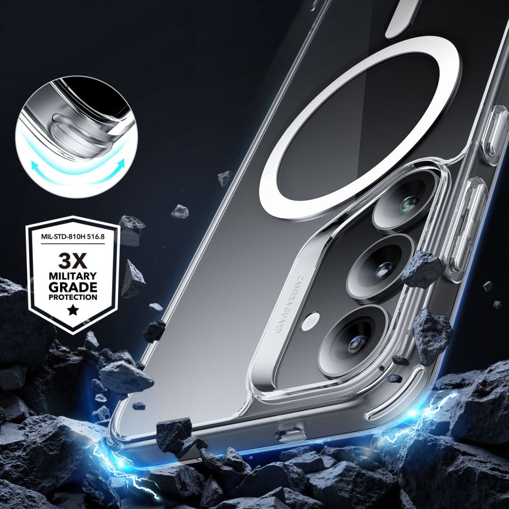 Θήκη MagSafe για Samsung Galaxy S25+ S936, ESR, Classic Hybrid, Διάφανη