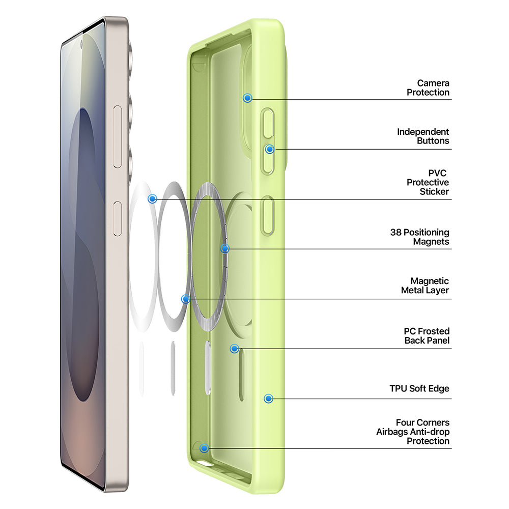 Θήκη MagSafe για Samsung Galaxy S25 Ultra S938, DUX DUCIS, Yind, Μαύρο