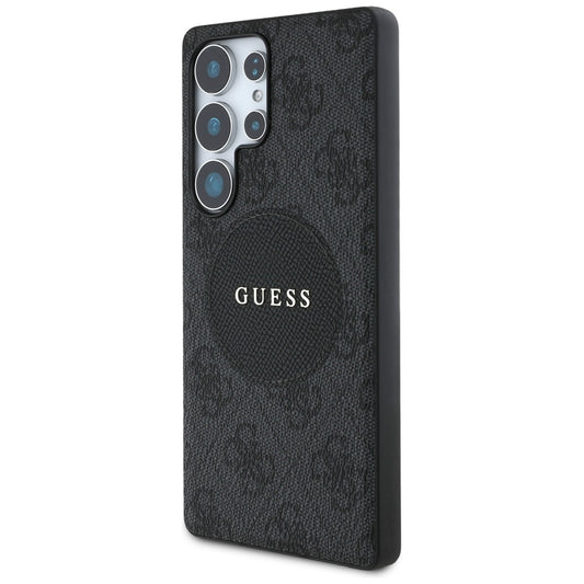 Θήκη MagSafe για Samsung Galaxy S25 Ultra S938, Guess, 4G Circle Classic Logo, Μαύρη