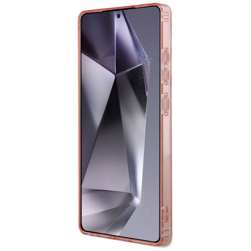 Θήκη MagSafe για Samsung Galaxy S25 Ultra S938, Guess, IML Glitter 4G Circle Triangle, Ροζ