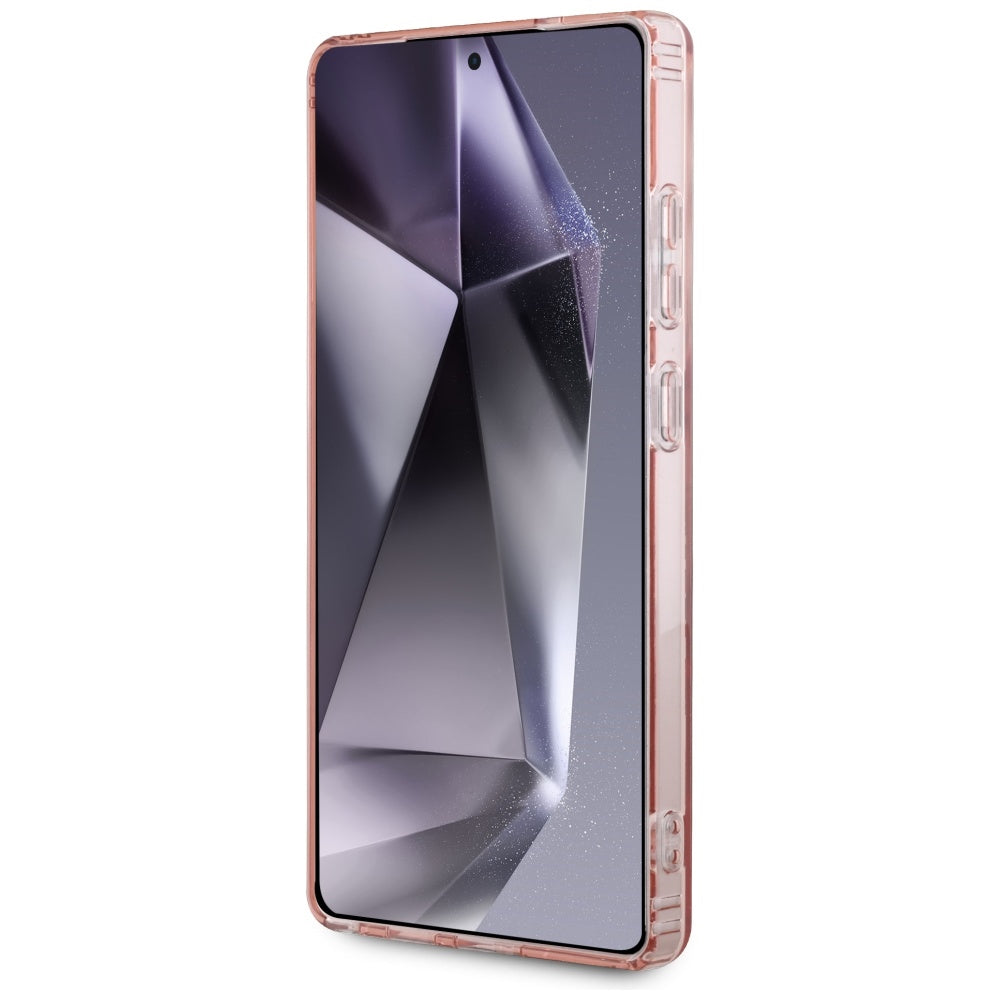Θήκη MagSafe για Samsung Galaxy S25 Ultra S938, Guess, IML Glitter Circle, Ροζ