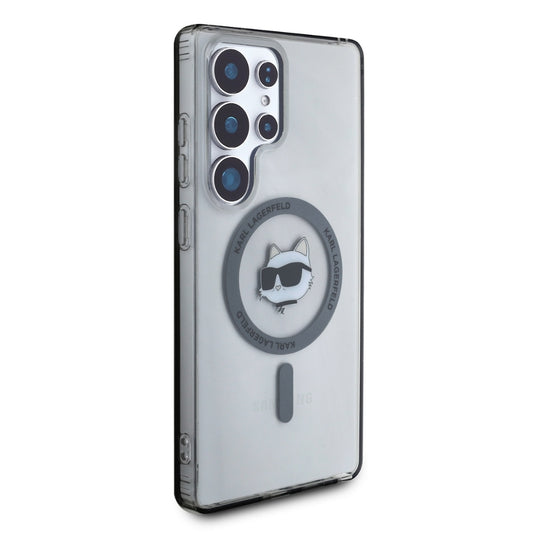 Θήκη MagSafe για Samsung Galaxy S25 Ultra S938, Karl Lagerfeld, IML Choupette's Head, Μαύρη