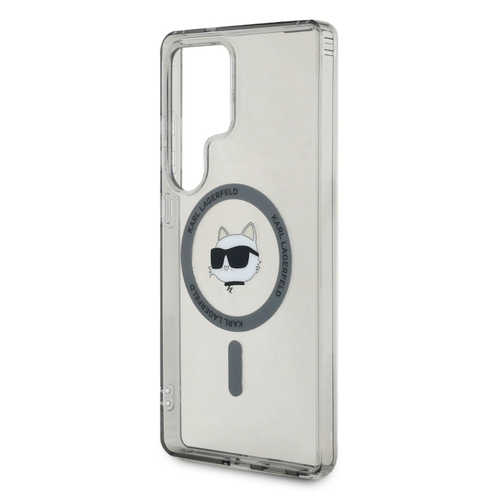 Θήκη MagSafe για Samsung Galaxy S25 Ultra S938, Karl Lagerfeld, IML Choupette's Head, Μαύρη