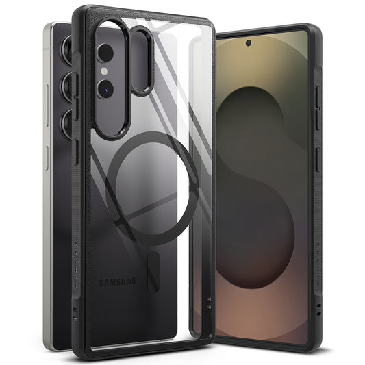 Θήκη MagSafe για Samsung Galaxy S25 Ultra S938, Ringke, Fusion Bold, Μαύρη