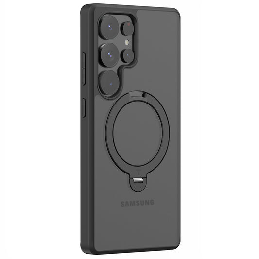 Θήκη MagSafe για Samsung Galaxy S25 Ultra S938, Torras, Ostand Spin, Μαύρο