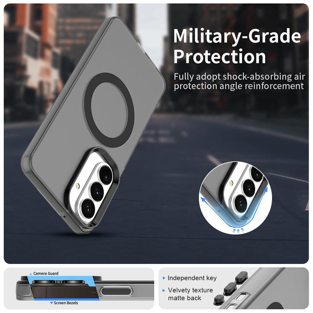 Θήκη MagSafe για Samsung Galaxy S26 FE S741, Techsuit, CandyCase, Μαύρη