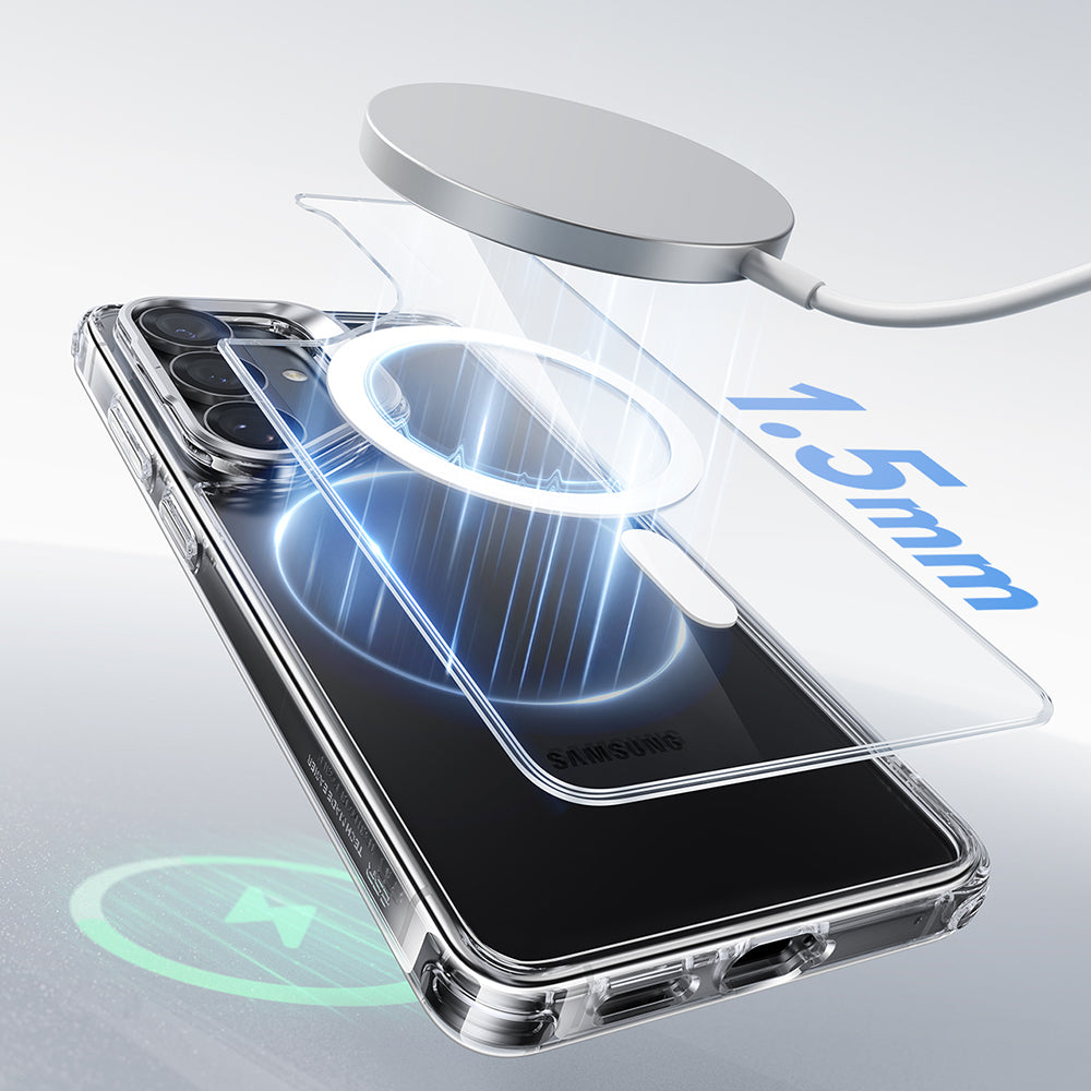 Θήκη MagSafe για Samsung Galaxy S26 Plus S947, ESR, Classic Hybrid Kickstand, Διάφανη
