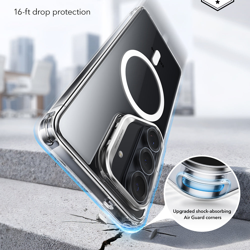 Θήκη MagSafe για Samsung Galaxy S26 Plus S947, ESR, Classic Hybrid Kickstand, Διάφανη