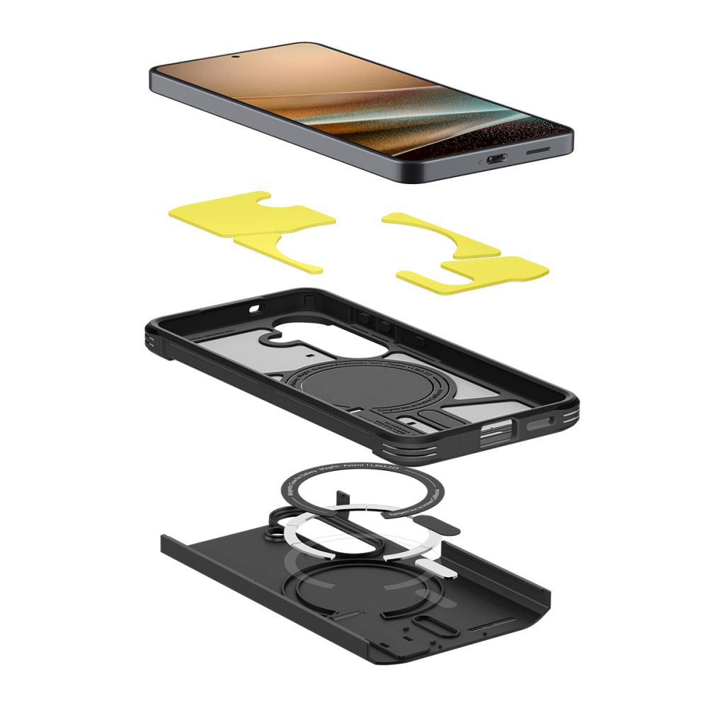 MagSafe Case for Samsung Galaxy S26 Plus S947, Spigen, Tough Armor, Black ACS10713