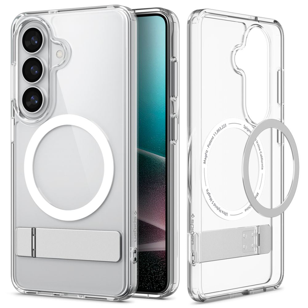 Θήκη MagSafe για Samsung Galaxy S26 Plus S947, Spigen, Ultra Hybrid S, Διάφανη Λευκή ACS11050