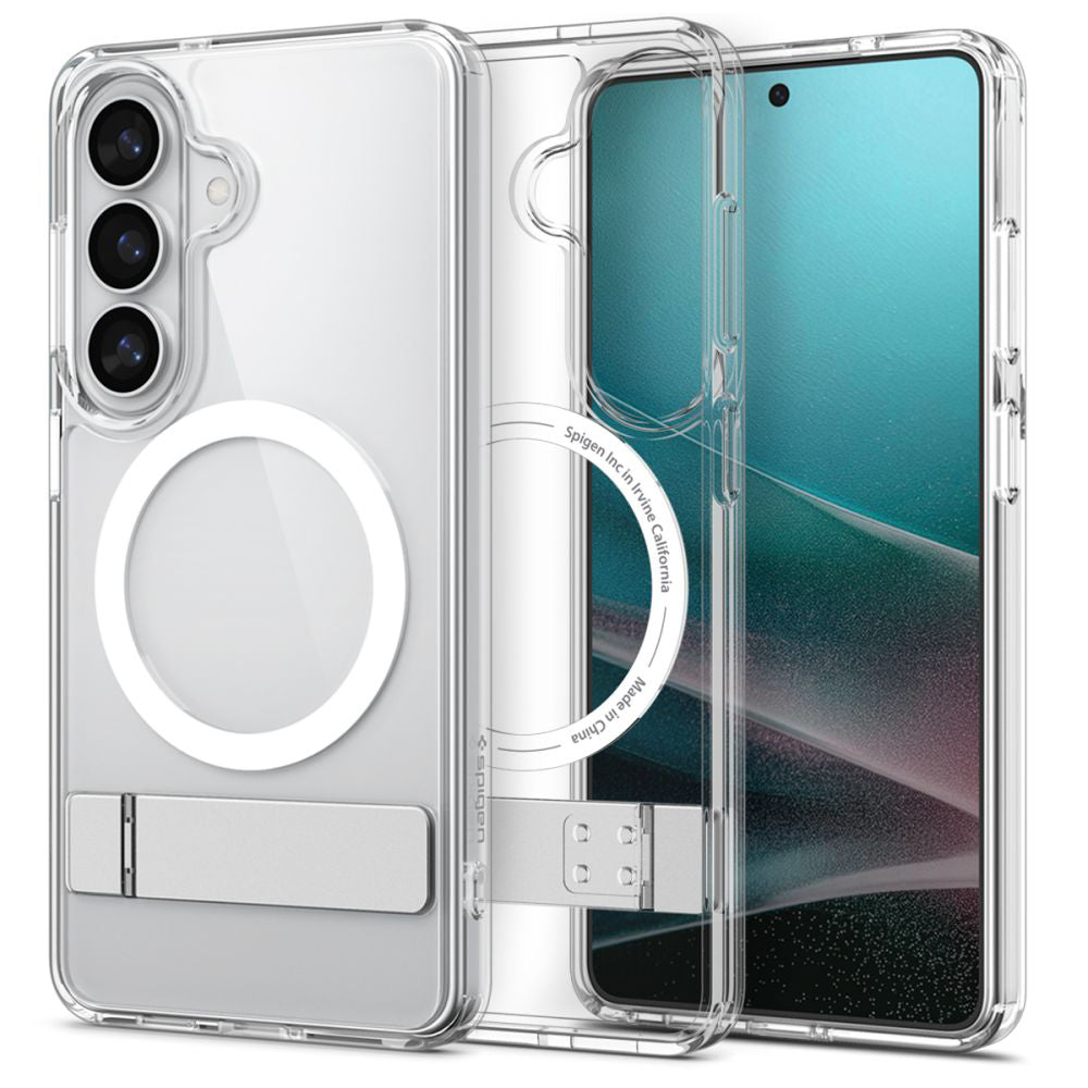 Θήκη MagSafe για Samsung Galaxy S26 Plus S947, Spigen, Ultra Hybrid S, Διάφανη Λευκή ACS11050