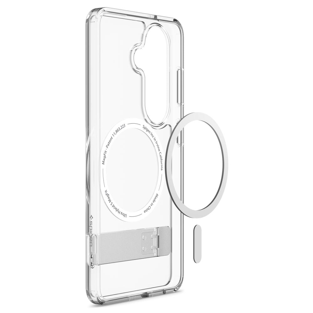 Θήκη MagSafe για Samsung Galaxy S26 Plus S947, Spigen, Ultra Hybrid S, Διάφανη Λευκή ACS11050