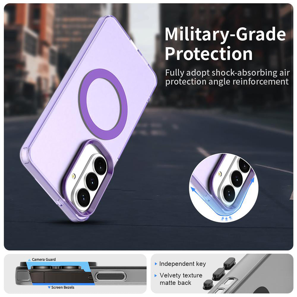 Θήκη MagSafe για Samsung Galaxy S26 Plus, Techsuit, CandyCase, Μωβ