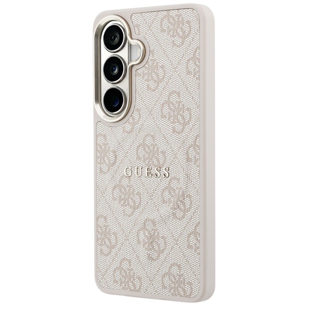 MagSafe Case for Samsung Galaxy S26 S942, Guess, 4G Embossed Ring, Pink