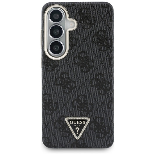 Θήκη MagSafe για Samsung Galaxy S26 S942, Guess, 4G Triangle Logo, Μαύρη