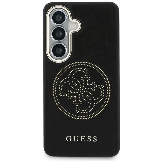 Θήκη MagSafe για Samsung Galaxy S26 S942, Guess, Perforated Logo, Μαύρη