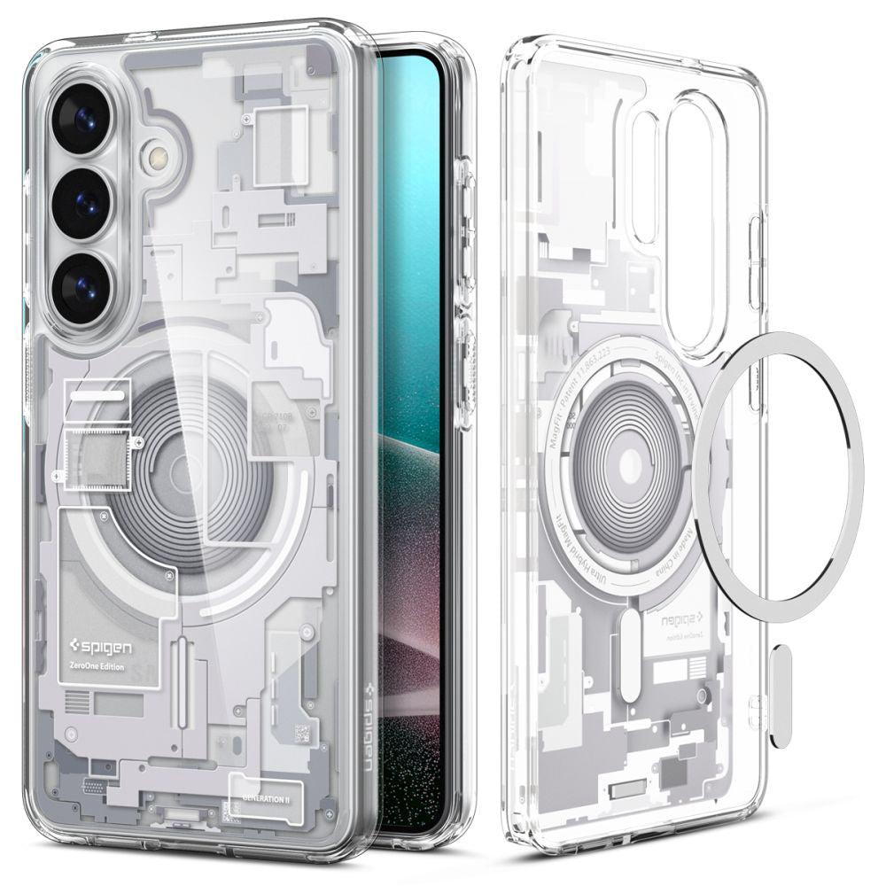 Θήκη MagSafe για Samsung Galaxy S26 S942, Spigen, Ultra Hybrid Zero One, Λευκή ACS10737