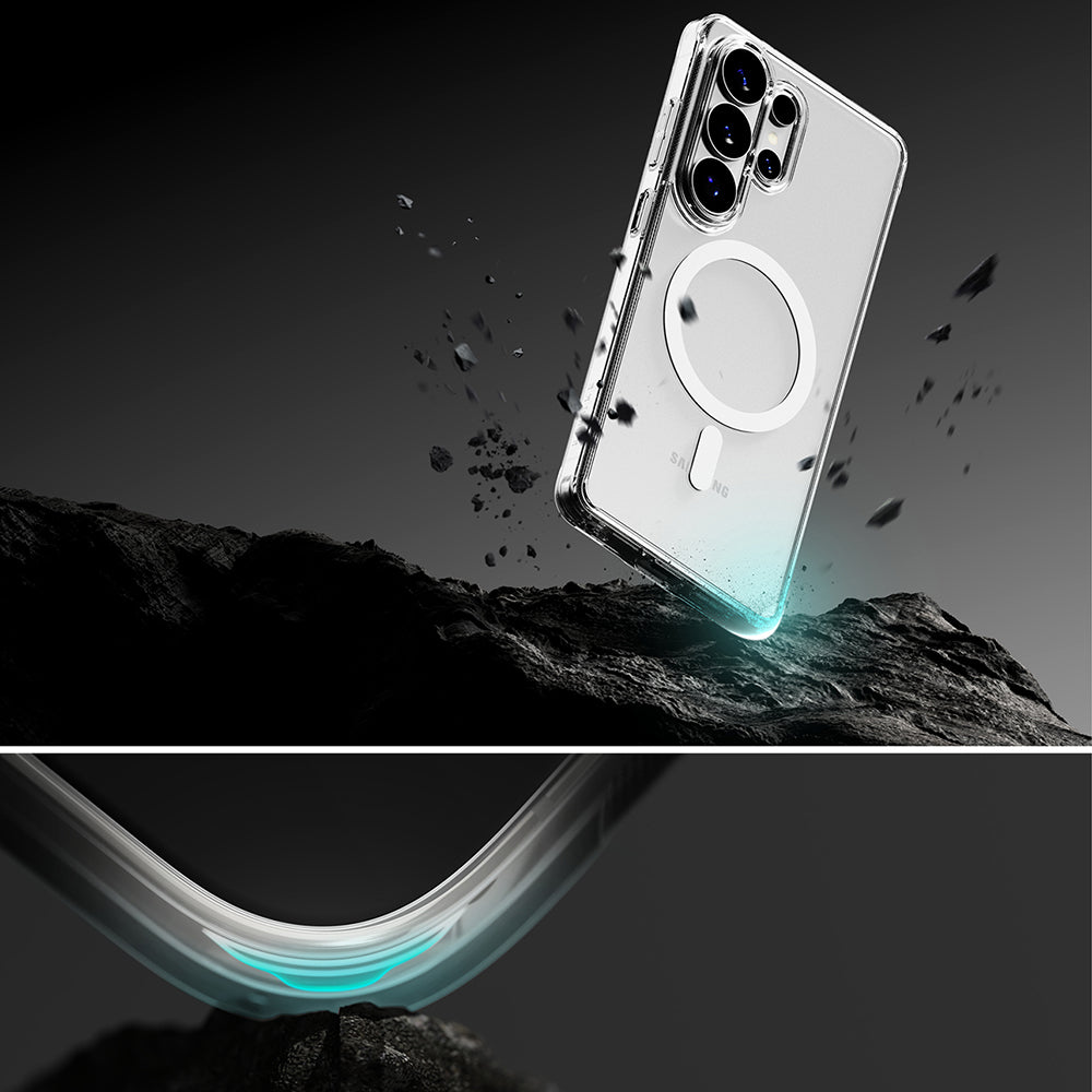 Θήκη MagSafe για Samsung Galaxy S26 Ultra, Ringke, Fusion, Διαφανής