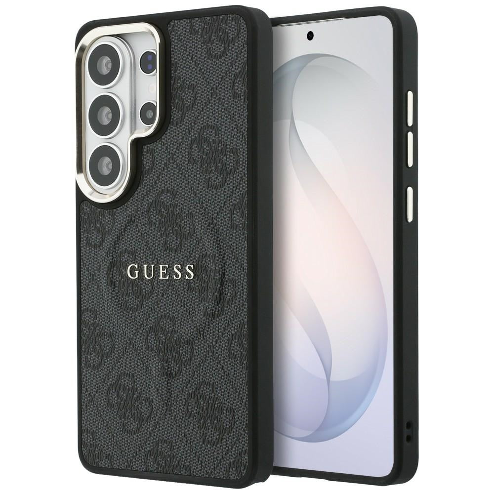 Θήκη MagSafe για Samsung Galaxy S26 Ultra S948, Guess, 4G Embossed Ring, Μαύρη