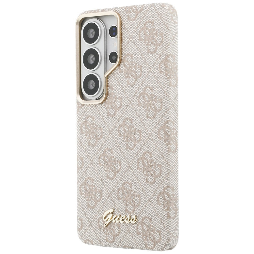 Θήκη MagSafe για Samsung Galaxy S26 Ultra S948, Guess, 4G Script Logo, Ροζ
