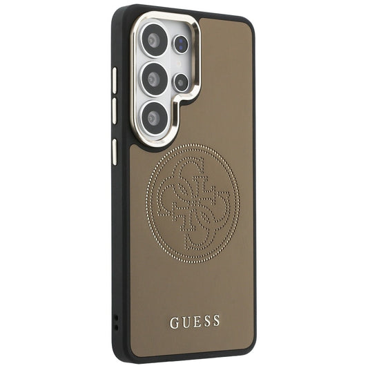 Θήκη MagSafe για Samsung Galaxy S26 Ultra S948, Guess, Perforated Logo, Καφέ