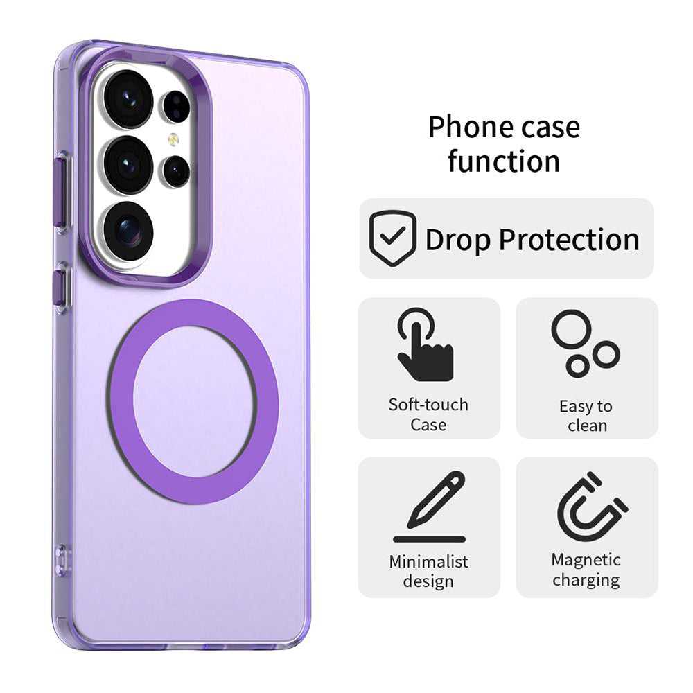 Θήκη MagSafe για Samsung Galaxy S26 Ultra S948, Techsuit, CandyCase, Μωβ