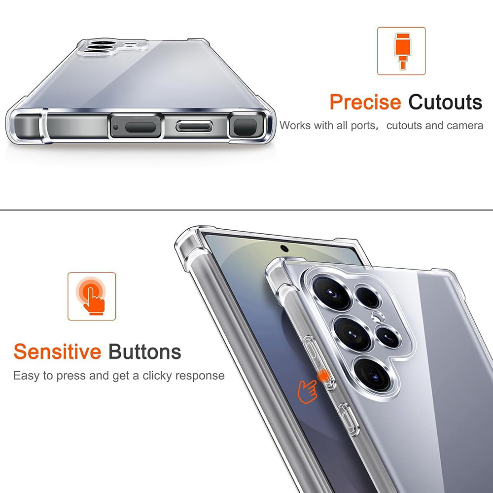 Θήκη MagSafe για Samsung Galaxy S26 Ultra S948, Techsuit, Ανθεκτική στα Κραδασμούς, Διάφανη